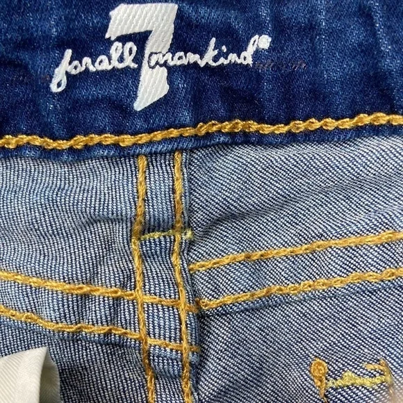 7 For All Mankind Little Kids Mens Classic Shorts Brand Size 7 = 6-7Y QK034 - Picture 4 of 6